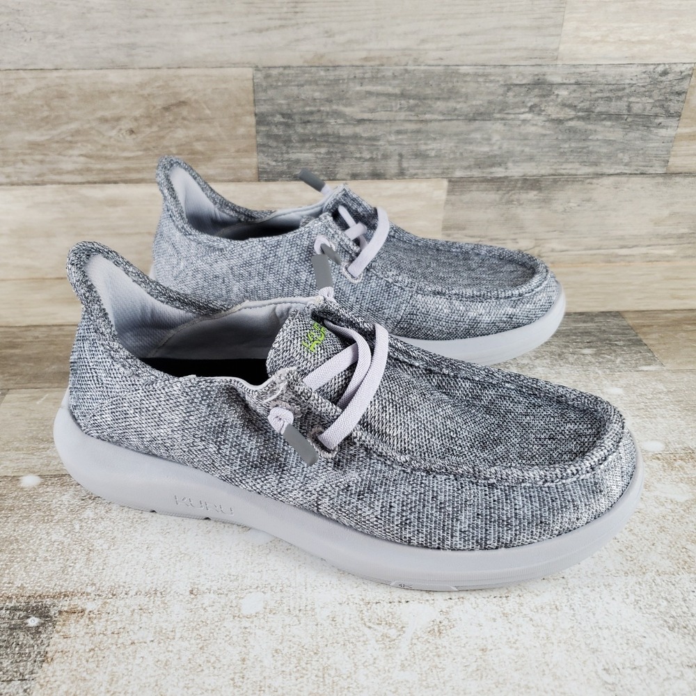 Kuru Drafy Rento Mens Shoes Sz 9.5 M Running Storm Gray Green Lace Up Sneakers